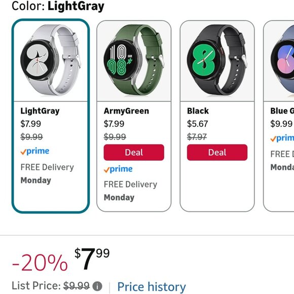 SAMSUNG GALAXY WATCH 4 40MM (2021) ACCESSORIES - Picture 10 of 12